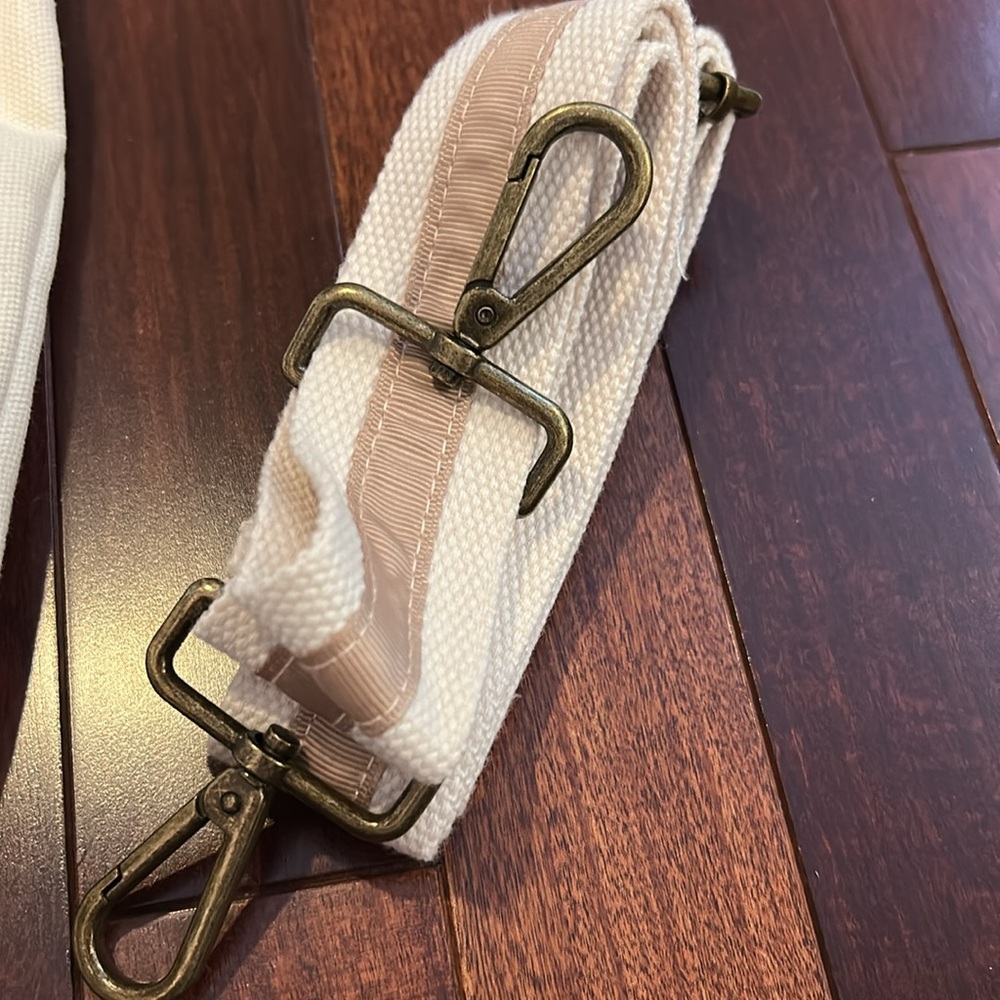 Stylish Cream and Tan Women's Bag - Picture 4 of 5
